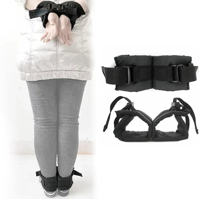 Universal Wrist Foot Limbs Restraint Strap Bedridden Paralyzed Elderly Hand Ankle Fixed Belt Anti-scratch Restraint Fixing Belt