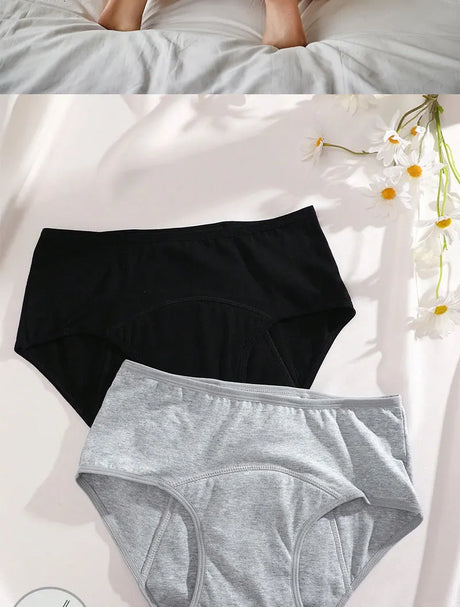 Women's Menstrual Panties Low Waisted 5-layer Physiological Periods Pants Ultra Intimates Female Underwear Breathable Lingerie