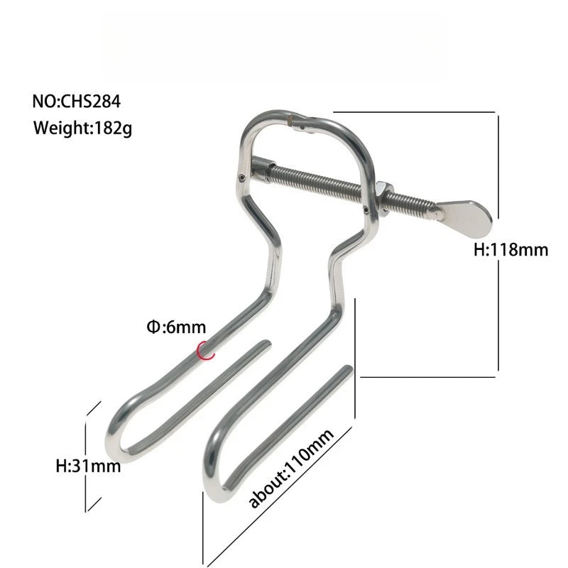 NewAnal Dilator Metal Vaginal Speculum Fisting Adjustable Huge Stainless Steel Vaginal Dilator Anal Training Dildos Sex Toys18+