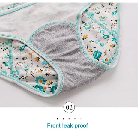 3pcs/Set Leak Proof Menstrual Panties Girls Period Underwear Sexy Pants Physiological Underwear New Product Waterproof Briefs