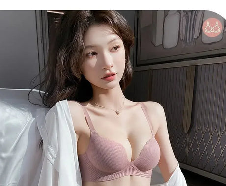 Ultra Thick 6CM Push up Bra for Small Chest Padded No Steel Ring Comfortable Sexy Lift Lingerie Flat Chest Women