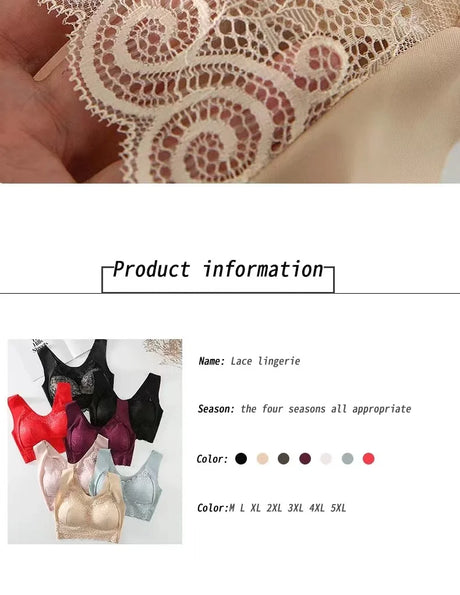 WomenBeautiful Back Bra Large Size Fat Mm Bra Gathered and Traceless Thin Cotton Strapless Underwear Without Steel Ring Vest