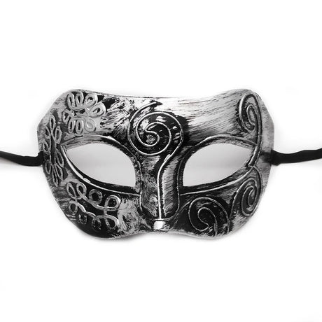1PC Masquerade Mask Vintage Prince Mask Black Antique Copper Half Face Mask Plastic Retro Crown Masks Women Party Decoration