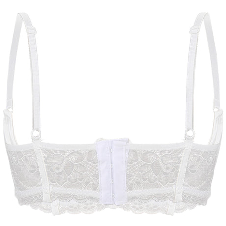 Womens Sexy Open Cup Underwired Bra Patent Leather See-through Floral Lace Brassiere Exposed Nipple Lingerie Underwear Nightwear