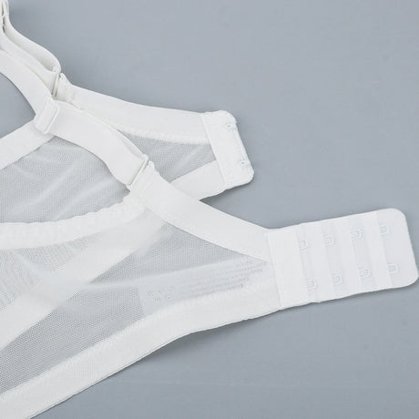 Sheroine Plus Size Women's Bra Full Coverage Ultra-thin Mesh Supportive Plunge T-Shirt Push Up Lift Everyday Lightly Lined Bras
