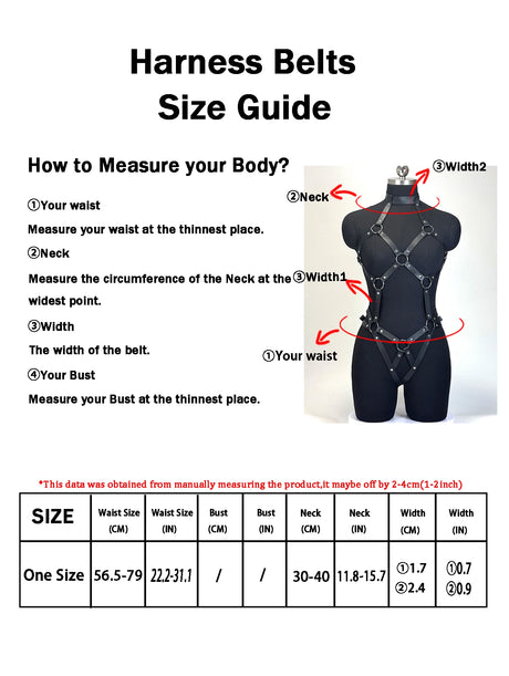 Sexy Body Harness Belt Set Tights Women Bdsm Leather Lingerie Fetish Clothing Underwear Harness Bondage Sex Toy Accessories