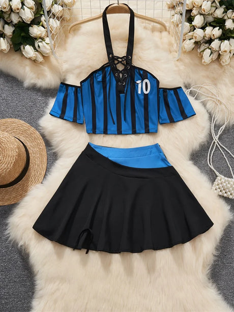 Women Sets Ruffled Apron Shorts Headband Maid Cosplay Costume Rabbit Officer Party Park Performance Sexy Suits Hotsweet Clothes