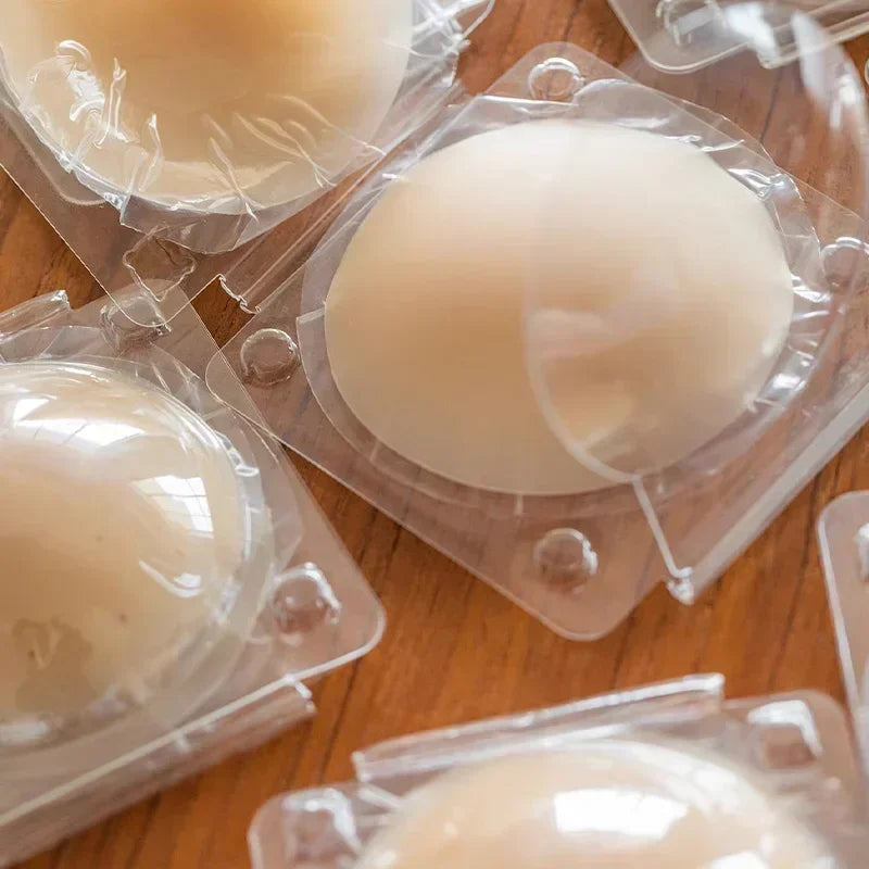 10piars Spring Summer Silicone Nipple Cover Bra Pads for Women Breathable Seamless Thin Bras Nipple Covers Invisible Lift Up Bra
