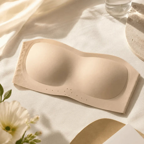 Lingerie Invisible Strapless Tube Bra Puppy Printed Anti-sagging Women's Underwear Wireless Push Up Bra Women