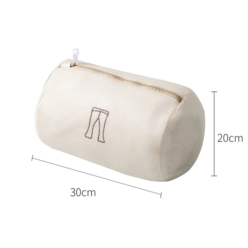 Laundry Bag Sets For Washing Machines Embroidery Fine Mesh Underwear Organizer Basket Clothes Cleaning Protect Anti-deformation