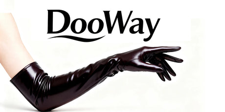 Oil Glossy Black Long Leather Fingerless GLOVES for Long Nails Half Finger 70cm Faux PU Fashion Evening Role Play Cosplay Glove