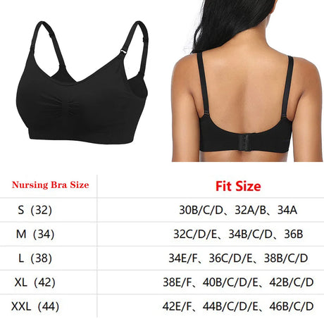 Nursing Bra Boneless Maternity Bra Maternity Wear Anti-Sagging Nursing Women Breathable Nursing Bra High Quality Large Size Brea