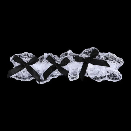 Women Sexy Lingerie Lace Floral Garter Belt Bowknot Leg Loop Wedding Garters Bridal Cosplay Fashion Stocking Ring For Ladies