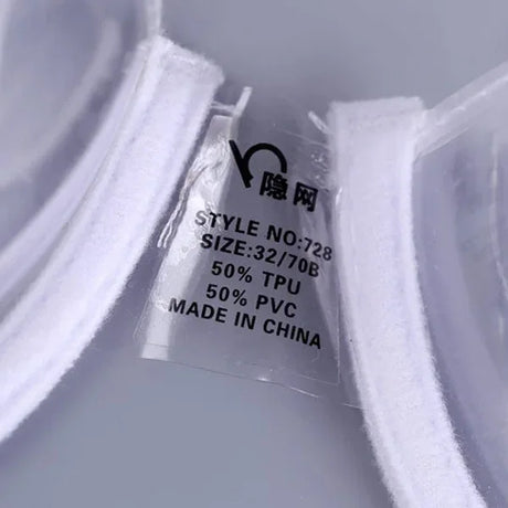 Summer Transparent TPU Lift Up Bra for Women Sexy Invisible See Through Bras Simple Design Bikini Cup Wedding Party Underwear
