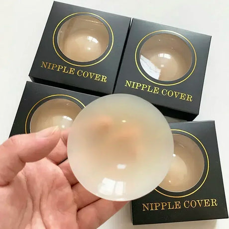 2pcs New Women Invisible Nipple Cover Stickers Self-adhesive Chest Breast Petals Silicone Lift Up Paddings Reusable Patch Bra