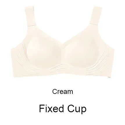 SUJIIN Wireless Seamless Bras for Women Minimizer Invisible Padded Push Up Bras Comfort Soft Support Anti-sagging Bralette Bh