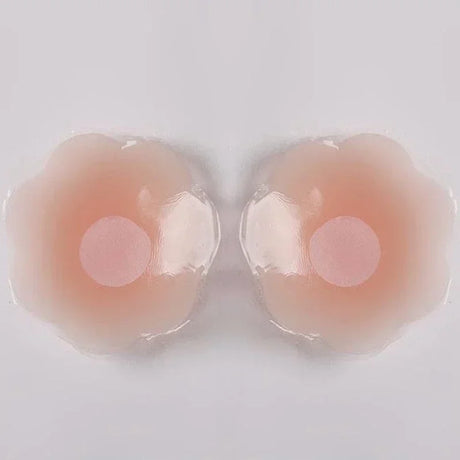 2pcs New Women Invisible Nipple Cover Stickers Self-adhesive Chest Breast Petals Silicone Lift Up Paddings Reusable Patch Bra