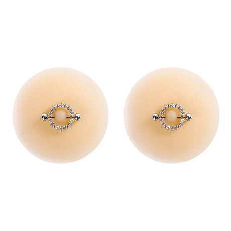 Tornova Solid State Rubber Nipple Patch Invisible and Traceless Solid Chest Patch Women's Sexy Breast Patch Nipple Decoration