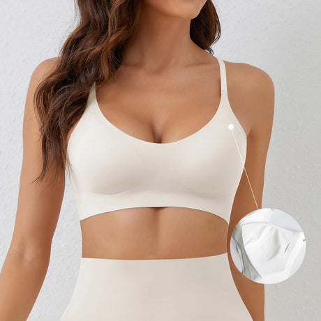 Soft Support Seamless Underwear Comfortable Gathering No Steel Ring Collection Light Thin Breathable Bra Style