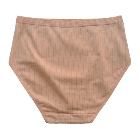 6pcs Cotton Women Panties Lady Plus Size Underwear High Waist Briefs Breathable Solid Color Female Lingerie Shorts