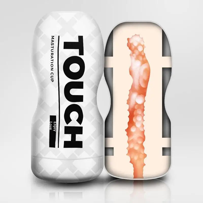 textureMale Masturbator Silicone Suction Cup with Realistic Vagina 3D Pussy Stroker Sleeve for Men Discreet Solo Playtime