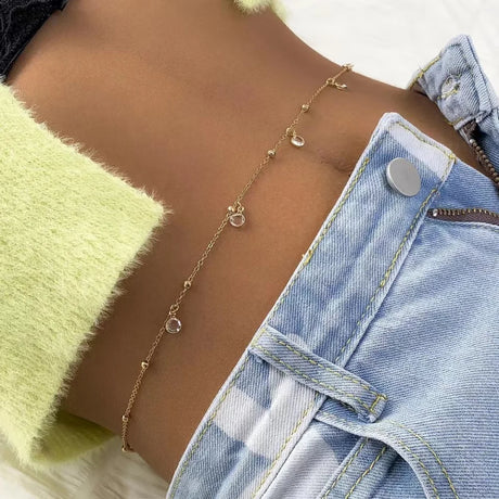 Sexy Belly Belt Waist Chain Women Summer Beach Bikinis Festival Accessories Body Jewelry Body Chain Fashion Jewelry Accessories