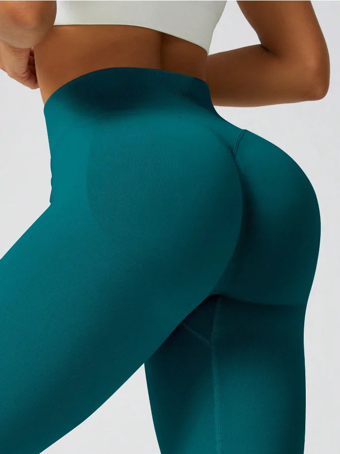 Women's Gym Tight Pants Seamless Yoga Pants Hip Lifting Workout Leggings Fitness Running Compression Sports Tights