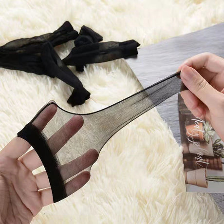 5pcs Sexy Ultra Thin Silk Slider Penis Stockings Men Jj Handjob Cover Elastic Erotic Lingerie Private Parts Self-stimulation