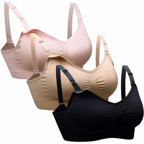 Nursing Bra Boneless Maternity Bra Maternity Wear Anti-Sagging Nursing Women Breathable Nursing Bra High Quality Large Size Brea