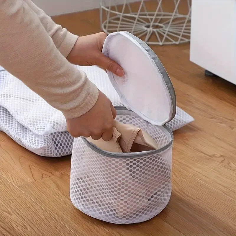 1/2/3pcs-Women Lingerie Bra Underwear Laundry Washing Bags Net Mesh Clothes Sock Organizer Zip Bags Hosiery SaverBras Protector