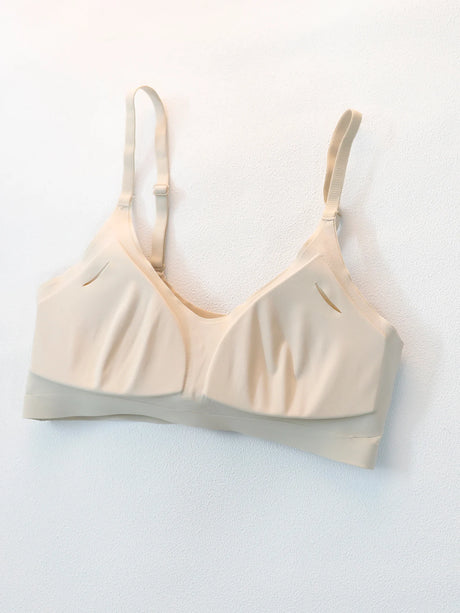 Soft Support Seamless Underwear Comfortable Gathering No Steel Ring Collection Light Thin Breathable Bra Style