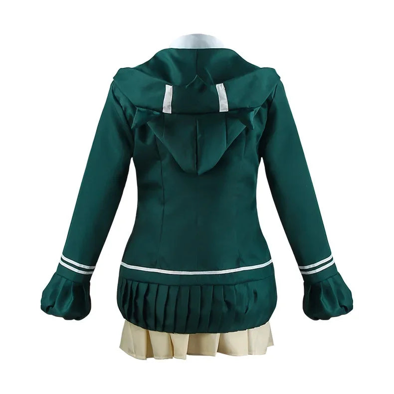 2025 Chiaki Nanami Cosplay Uniforme, Veste, Chemise, Sac, Ensemble Complet pour Femmes, Costume