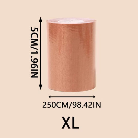 1 Roll Adhesive Breast Lift Tape Compatible for B.E Cup Bras No Undergarment Modification Instant Bust Lift Tape for Clothing