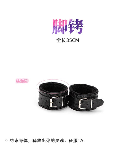 7Pcs Bondage Adult Toy Set, Blindfold & Gag Restraint Kit for Couples