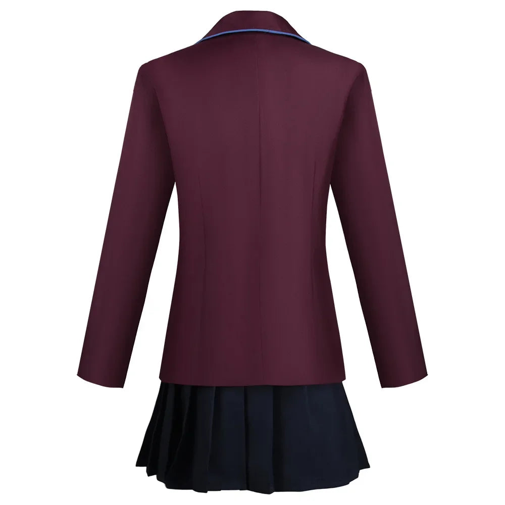 Movie Matilda Cosplay Costume School Uniform Coat Skirt Tie Roald Dahls Matilda the Musical Costume Suit Kids For Girls Women