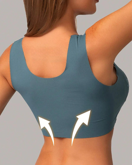 FINETOO 4Pcs Plus Size Sexy Crop Tank Top Seamless Bra Push Up Women Bras Wireless Bralette Femme Underwear Sports Lace Lingerie