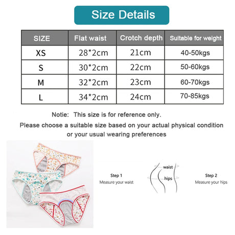 3pcs/Set Leak Proof Menstrual Panties Girls Period Underwear Sexy Pants Physiological Underwear New Product Waterproof Briefs