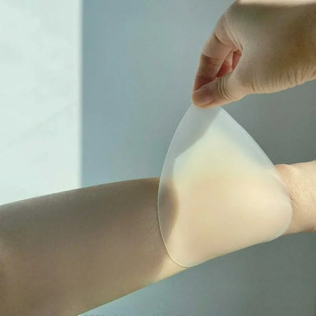 Self-adhesive Triangle Silicone Nipple Cover Women Invisible Ultra Thin Lifting Breast Pads Pasties Water-drop Bra Boobs Sticker
