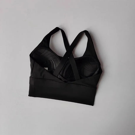 Women's Shock-Absorbing Yoga Sports Bra Summer Fitness Gathered Breasts Accessory Breathable Comfortable Yoga Sports Bra