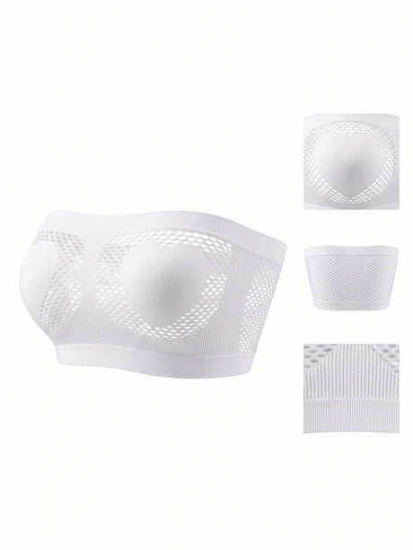 Heart Cutout Women Sexy Bras Seamless Wireless Invisible Sexy Lingerie Strapless Bra