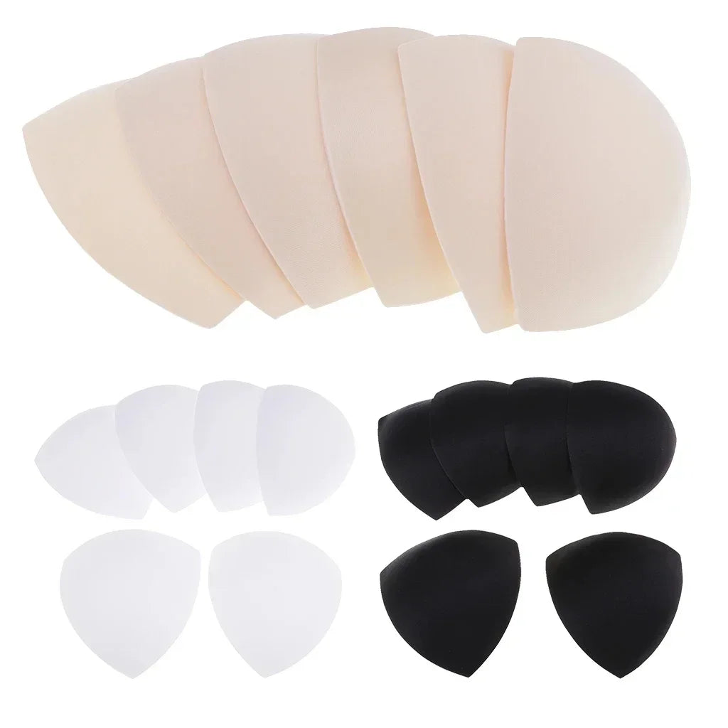Soft Bra Pads Inserts Removable Bra Pad for Women Breast Push Up Enhancer Bra Pad Sports Bras Cups Insert Bikini Swimsuit