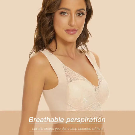 WomenBeautiful Back Bra Large Size Fat Mm Bra Gathered and Traceless Thin Cotton Strapless Underwear Without Steel Ring Vest