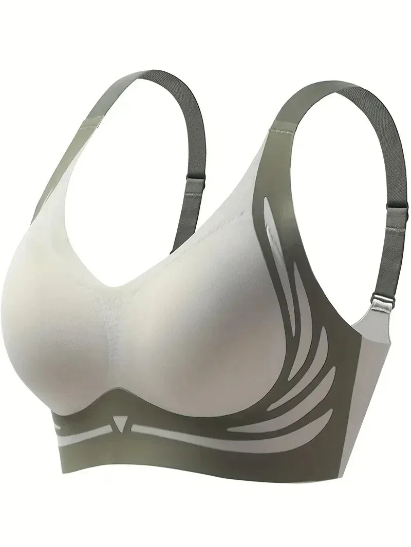 3Pcs/Set Women's Push-up Gather Wireless Bra Women Gathered Up Soft Support Adjustable Underwear Anti-sagging Seamless Bra M-2XL