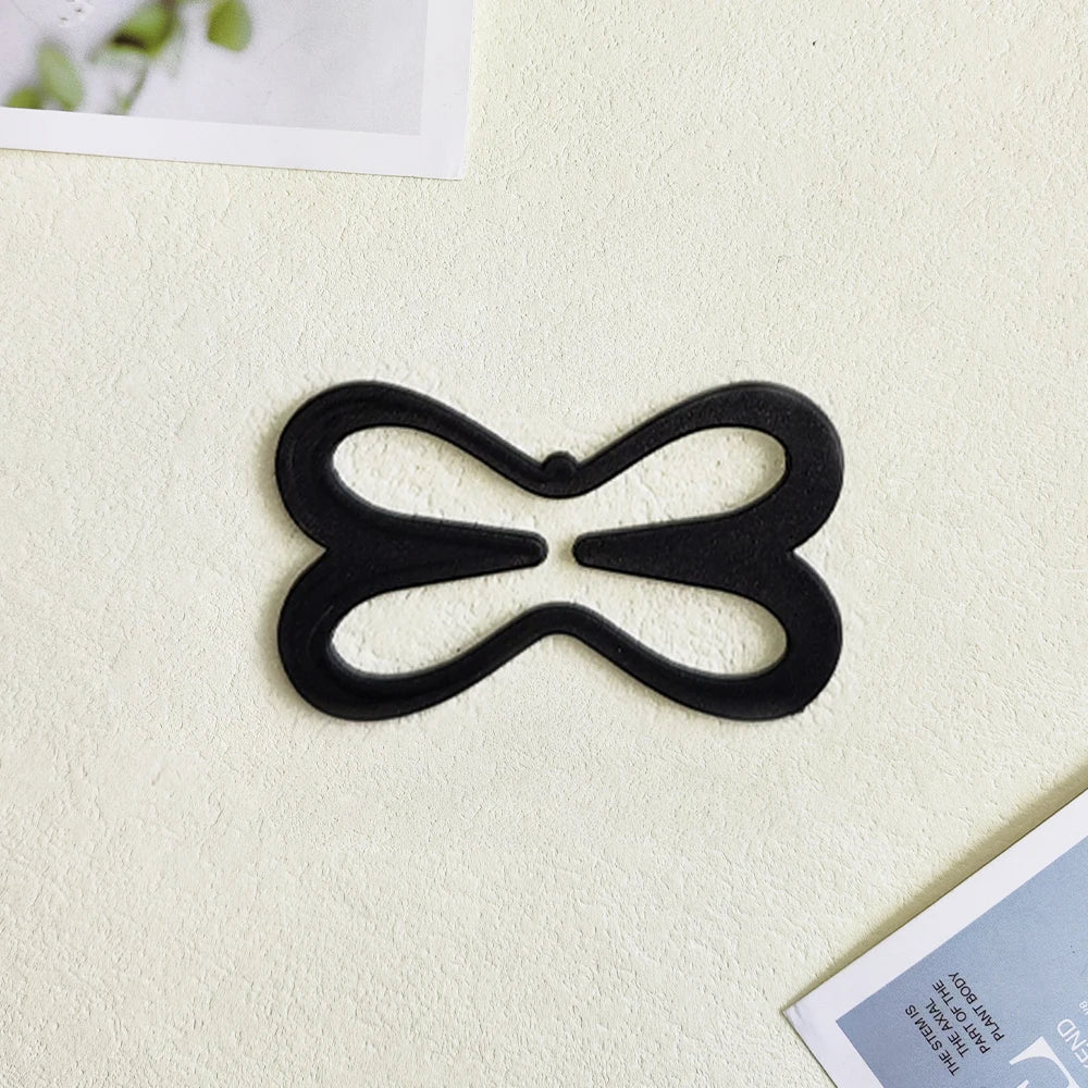Multiple dragonfly shaped invisible underwear anti slip buckles, cross shoulder strap buckles, bra invisible buckles