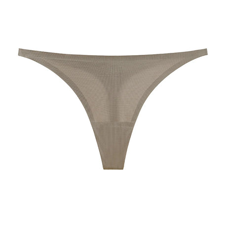 Ice Silk Thong Sexy Women Panties G String Briefs T Back for Girls Underwear Temptation Seamless Ladies Underpants Size S-XL