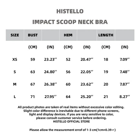 HISTELLO Impact Scoop Neck Bra Seamless Women Sports GYM Underwear Sexy Backless Yoga Clothing Naked Feeling Workout Fitness Bra