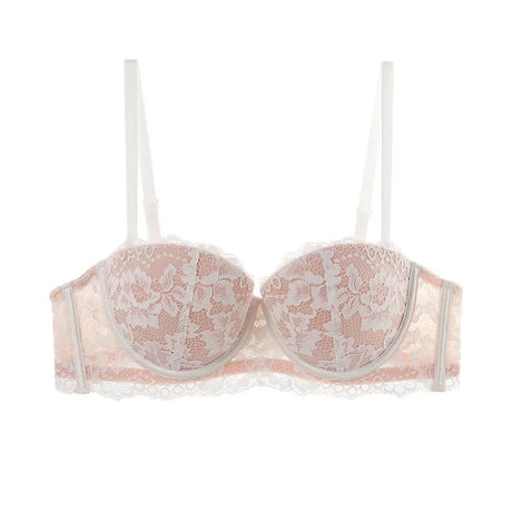Women 1/2 Cup Lace Bra Sexy Floral Underwire Underwear Ladies Push Up Bras Female Comfortable Bra Half Cup Brassiere Lingerie