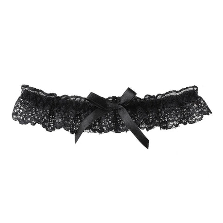 Women Sexy Lingerie Lace Floral Garter Belt Bowknot Leg Loop Wedding Garters Bridal Cosplay Fashion Stocking Ring For Ladies