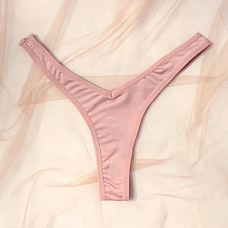 Women's V Waist Sexy Sports Thongs G-string Panties Low Rise Underpants Knicker Fitness T Pants Erotic Lightweight Ladies T-back