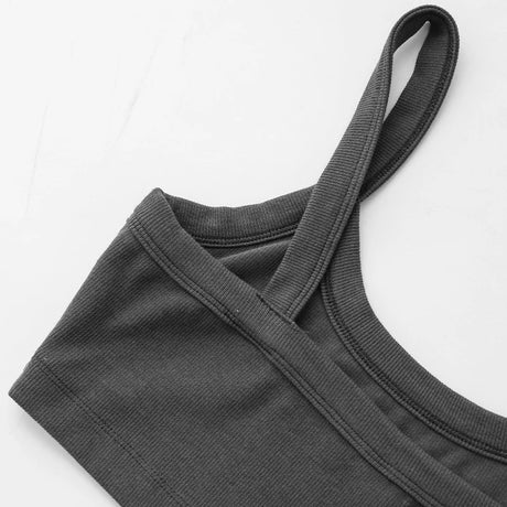 Knitted Cotton Women'S Tube Top Stretchy Ribbed Sleeveless Streetwear Slim White Crop Tops Sexy Summer Tops Cami Femme